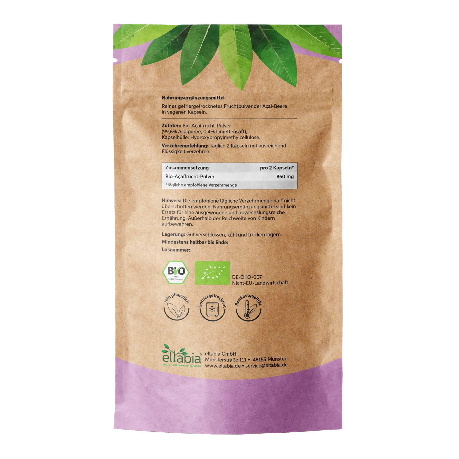 Bio Açaí Kapseln