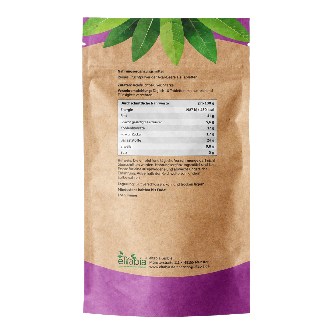 Açaí Presslinge