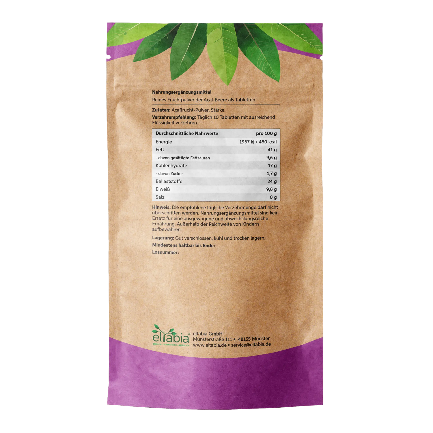 Açaí Presslinge
