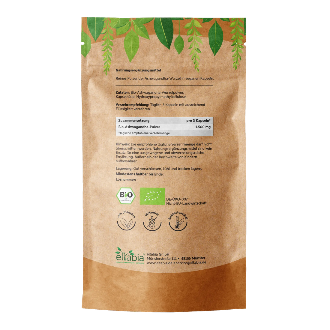 Bio Ashwagandha Kapseln