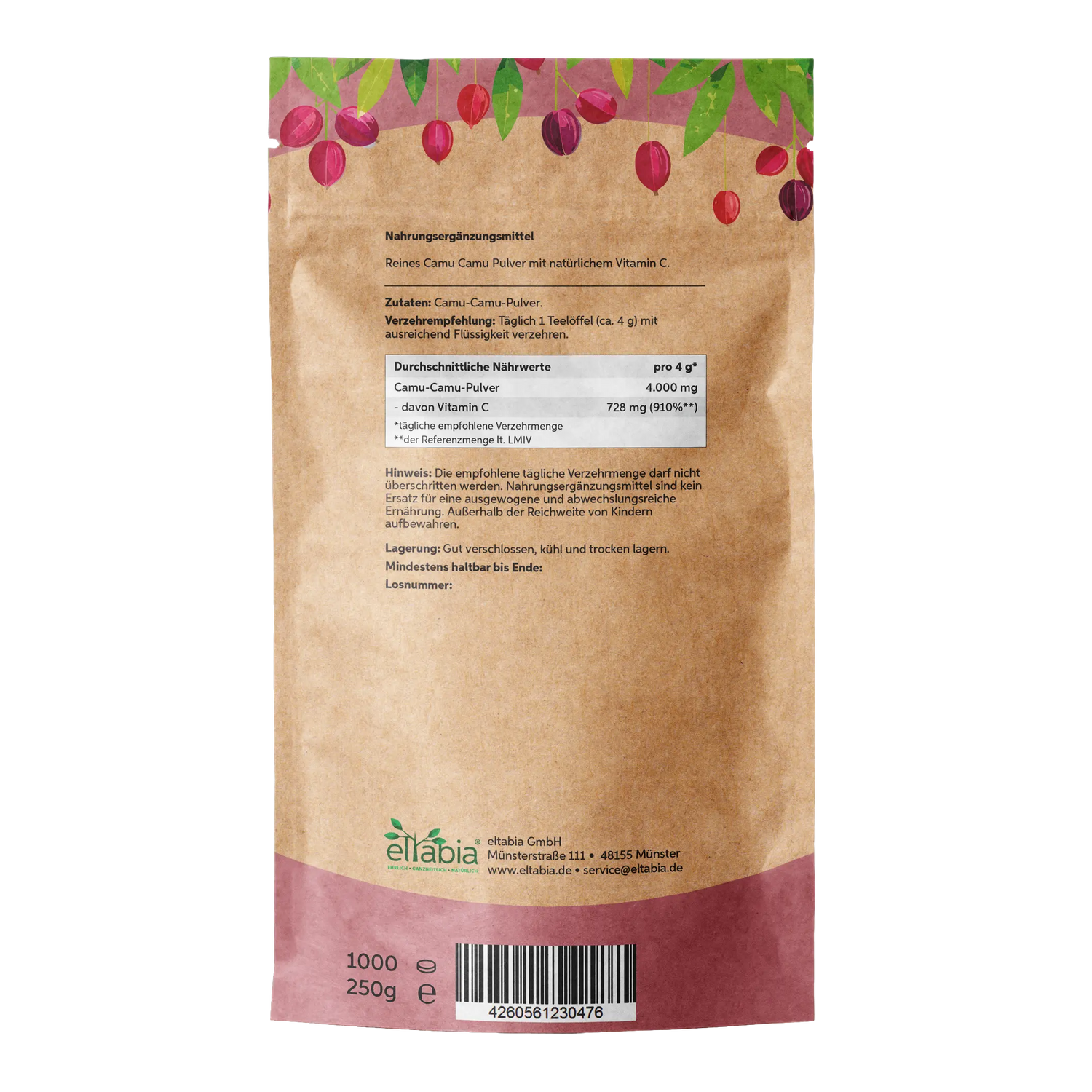 Camu Camu Presslinge