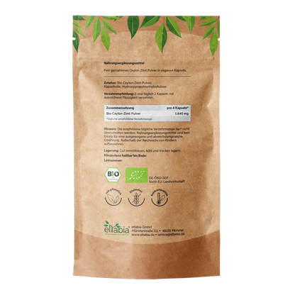 Bio Ceylon Zimt Kapseln