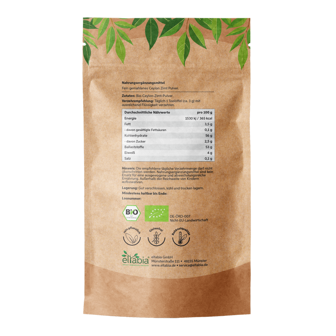 Bio Ceylon Zimt Pulver