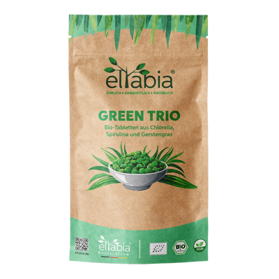 Bio Green Trio Presslinge (Mix aus Chlorella, Spirulina und Gerstengras)
