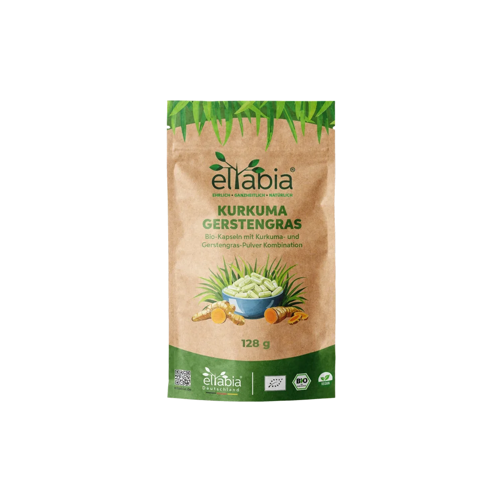 Bio Kurkuma Gerstengras Kapseln