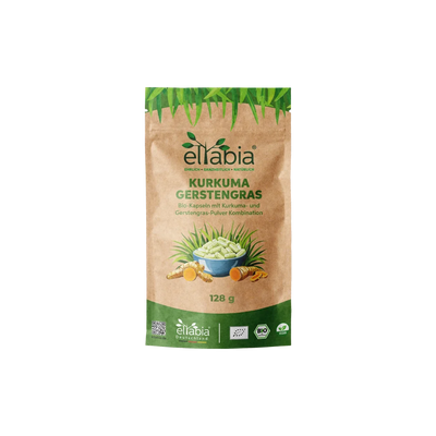 Bio Kurkuma Gerstengras Kapseln