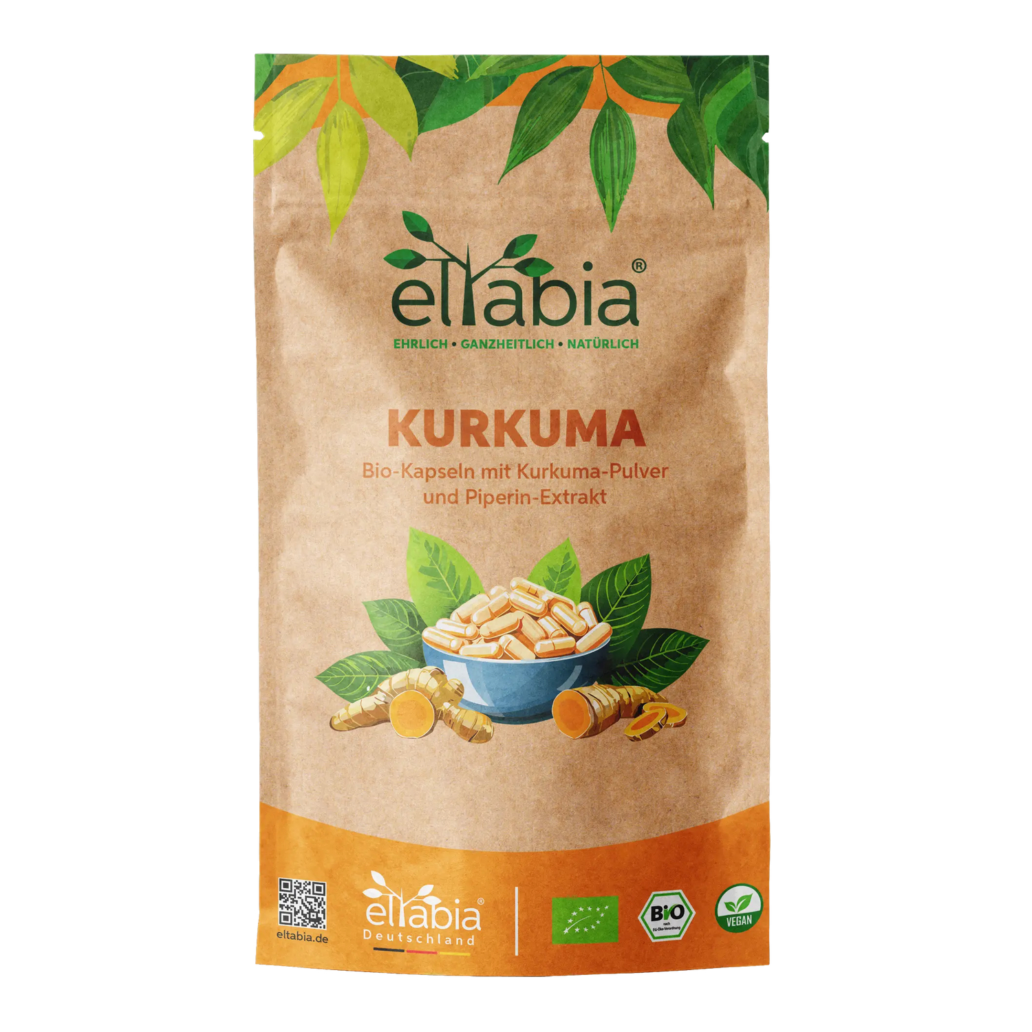 Bio Kurkuma Piperin Kapseln