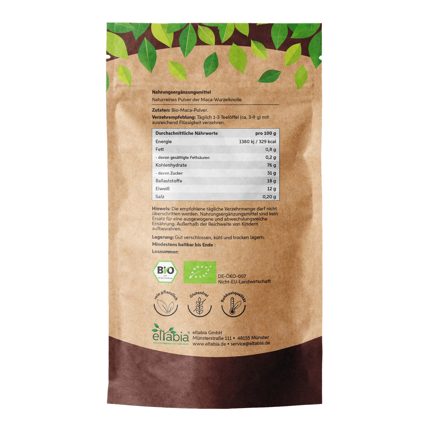 Bio Maca Pulver