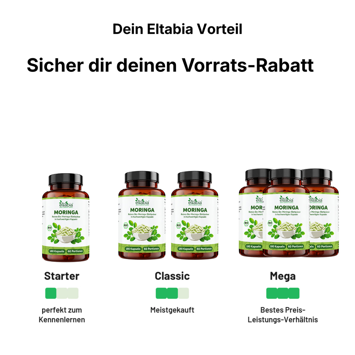 Bio Moringa Oleifera Kapseln 180