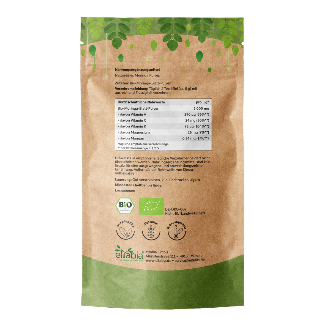 Bio Moringa Pulver