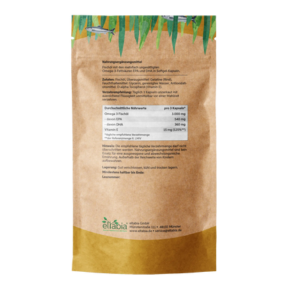 Omega 3 Fischöl Kapseln 1000mg