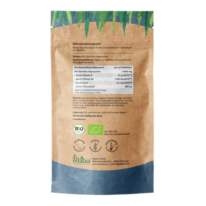 Bio Spirulina Presslinge