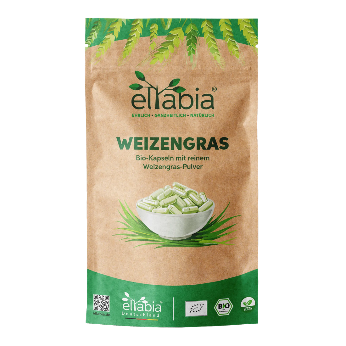Bio-Weizengras Kapseln