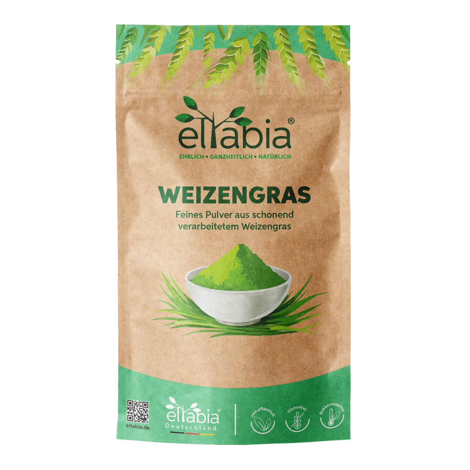 Weizengras Pulver